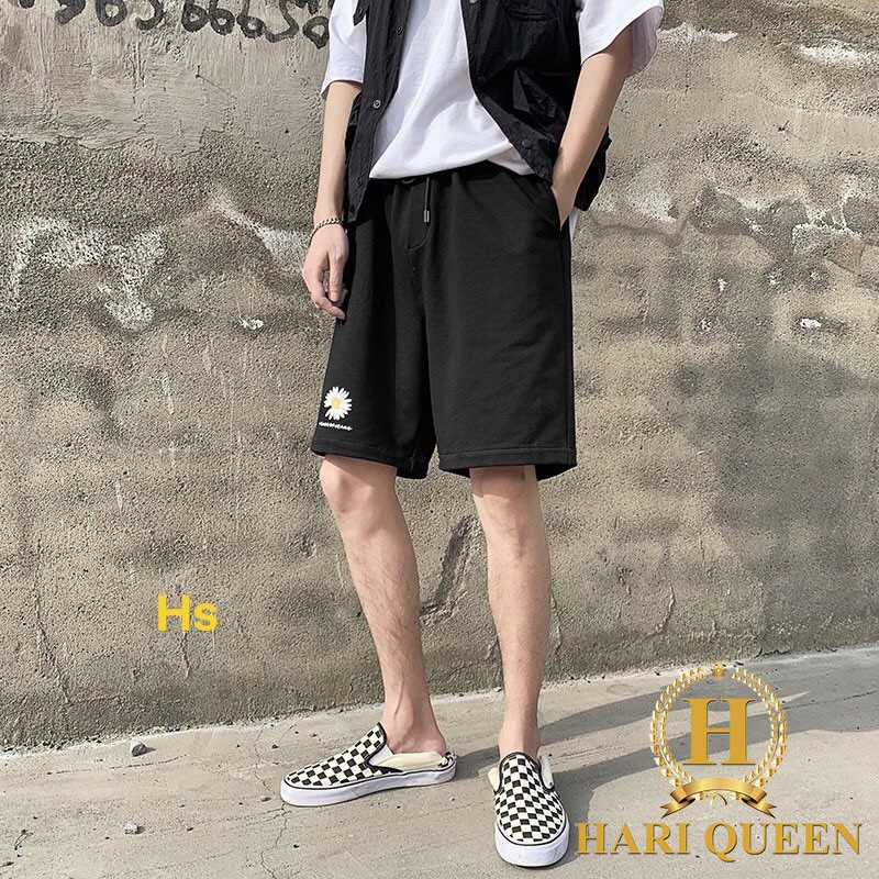 Quần đùi thêu hoa cúc HSU0520