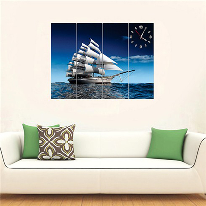 Tranh đồng hồ thuận buồm xuôi gió Perfect TDH 20(60x80cm)