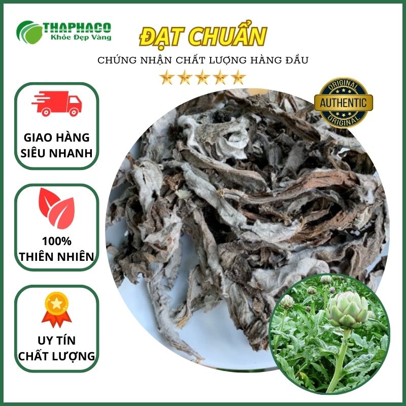 Lá Atiso Sấy Khô Túi Lớn Loại 1kg - Hỗ Trợ Làm Mát Và Giúp Giảm Mụn Hiệu Quả - Công Ty Thảo Dược Thaphaco