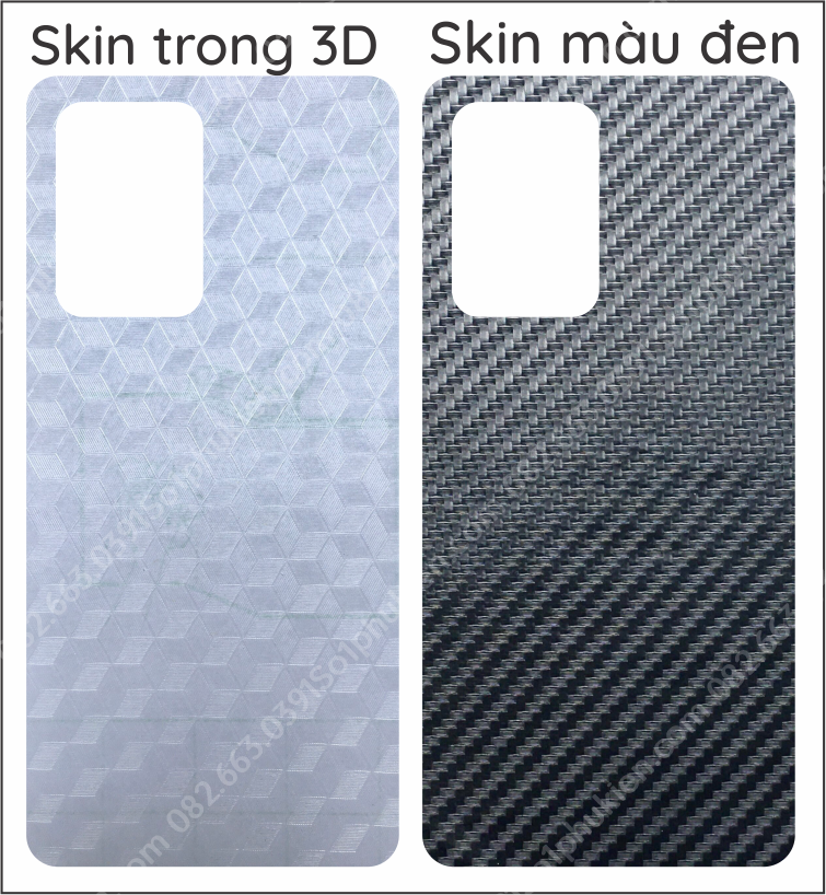 Miếng dán mặt lưng skin carbon Xiaomi Mi 11T