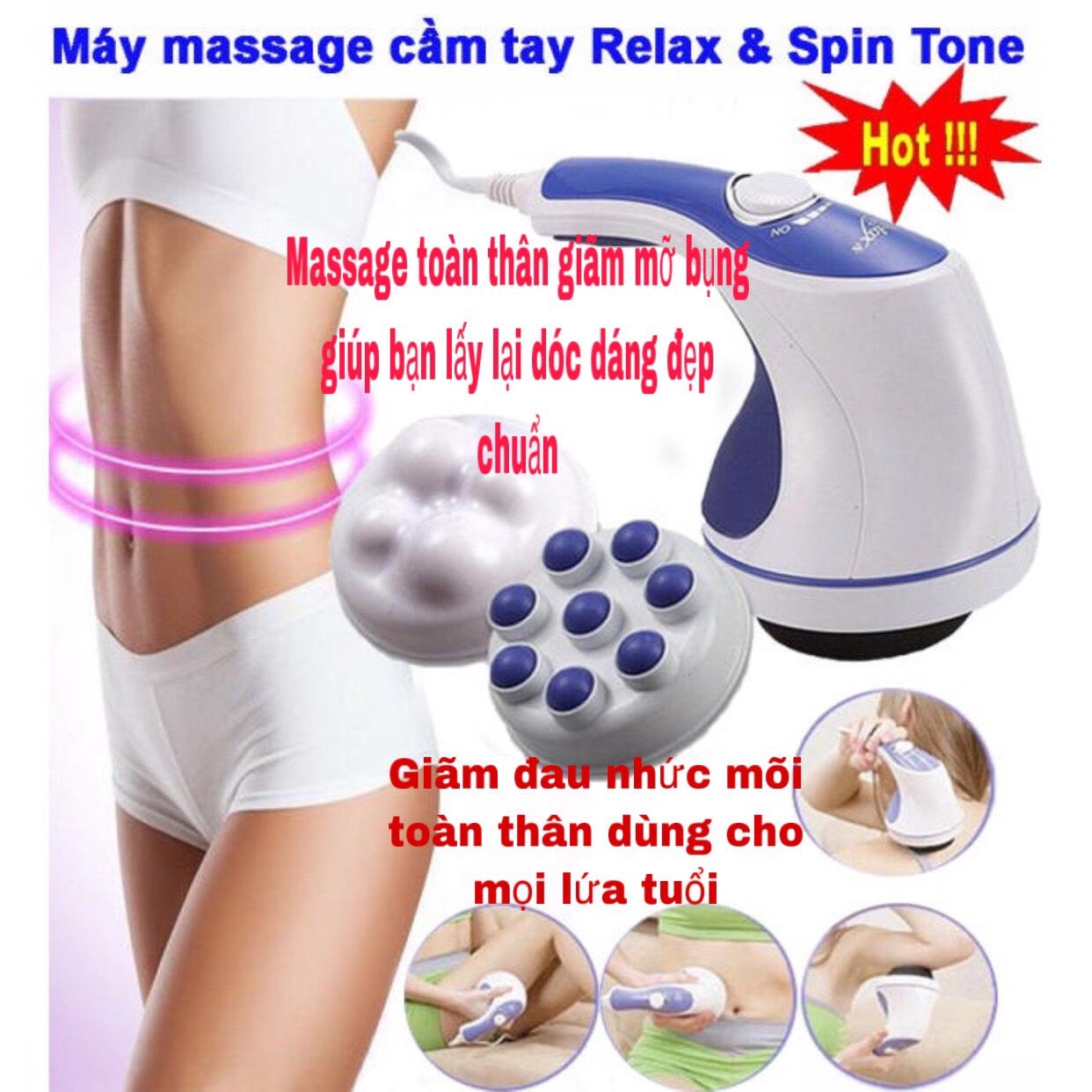 >> SO SÁNH GIÁ ĐÁNH TAN MỠ NÁCH | Shopee Lazada Sendo Tiki 78 Đánh Tan Mỡ Bụng, Máy Massage Cầm Tay - Dòng Máy Mát Xa Được Ưa Chuộng , Máy Massage Toàn Thân Giá Rẻ, Máy Massage Cầm Tay Relax & Spin Tone Chất Lượng Cao, Siêu Tiện Lợi, Giá Tốt
