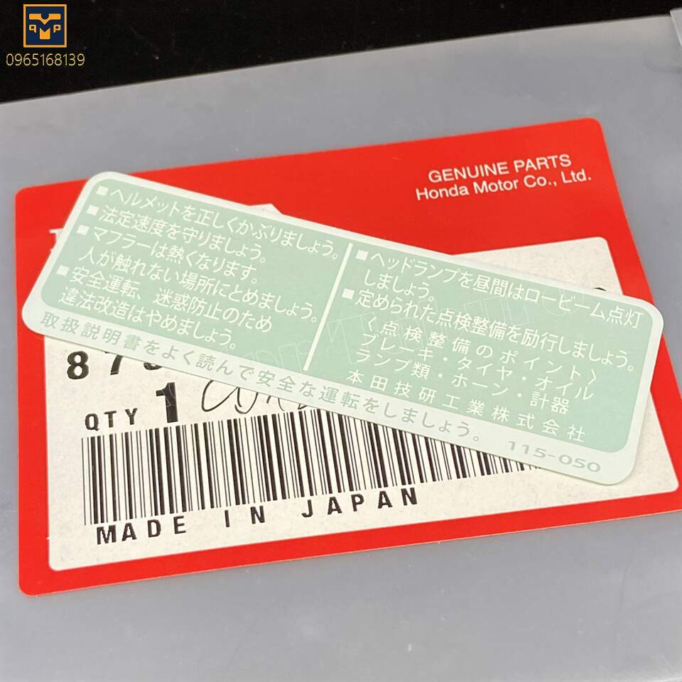 [HCM]Tem thông số bình xăng CD125