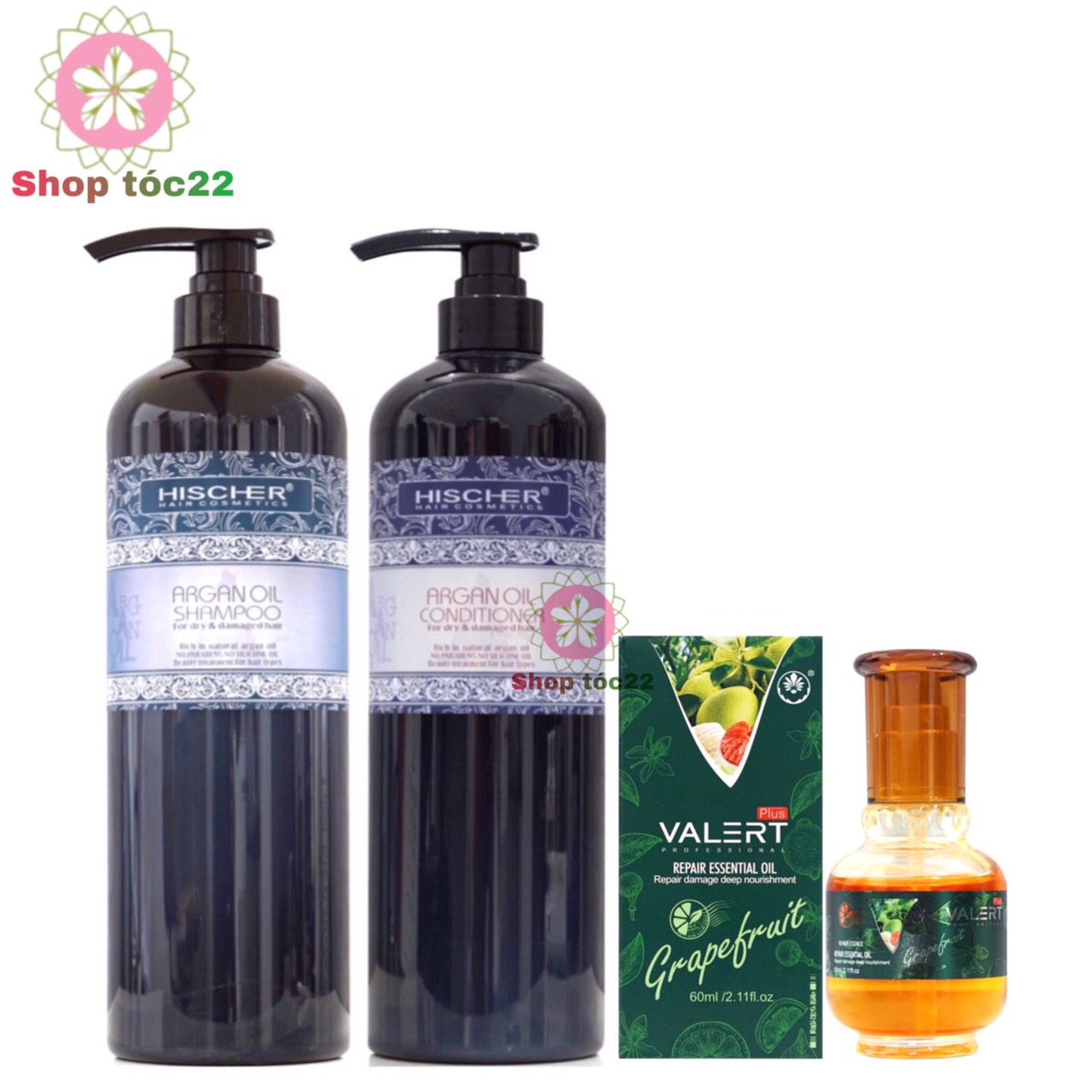 Hischer argan oil recovery serum 1000mlx 2