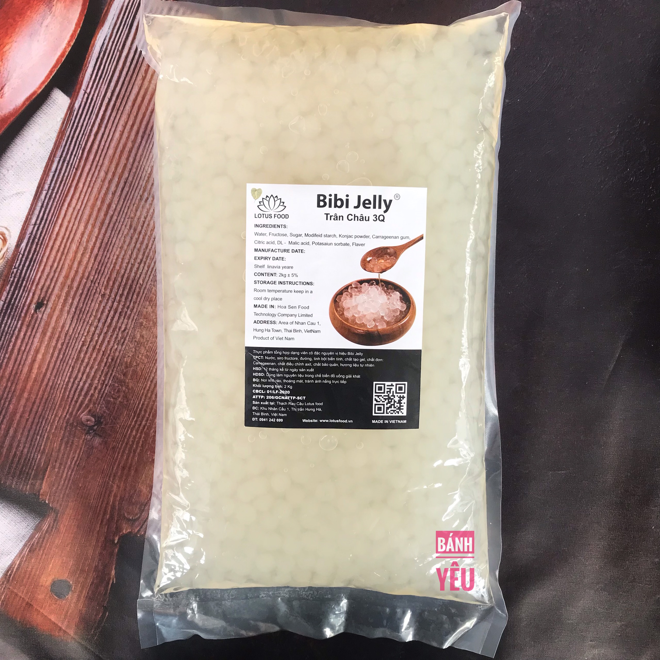 Trân châu 3q bibi jelly 2kg