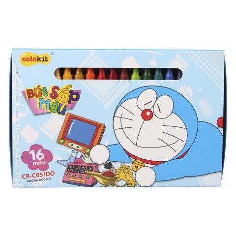 Bút Sáp màu Thiên Long Doraemon CR-C05/DO 16 Màu