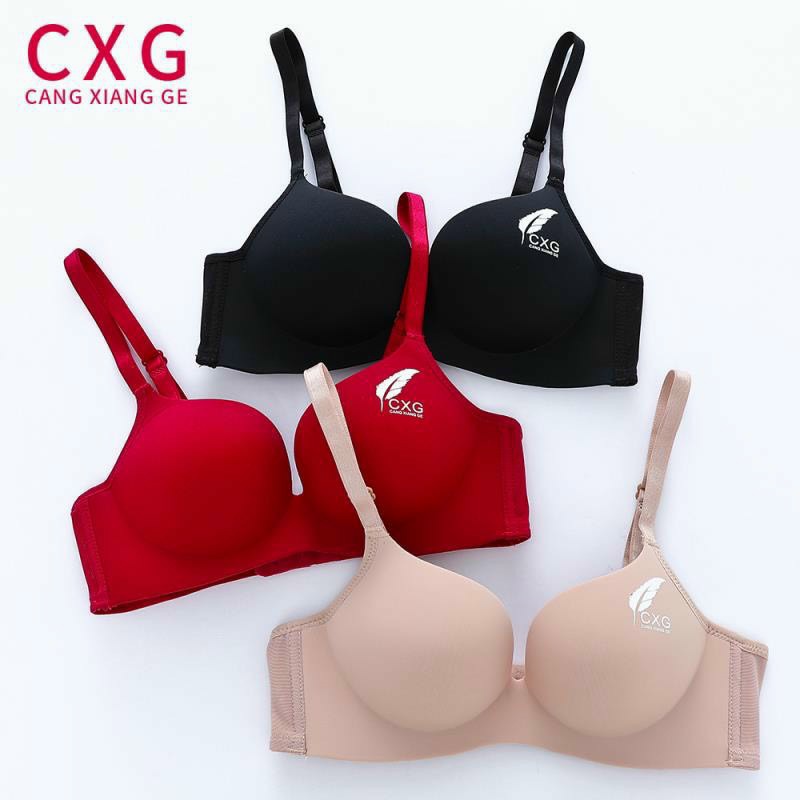 Áo Lót Su Đúc Nâng Ngực  Đẩy Kép Hình Lông Vũ Không Gọng Hàng Cao Cấp