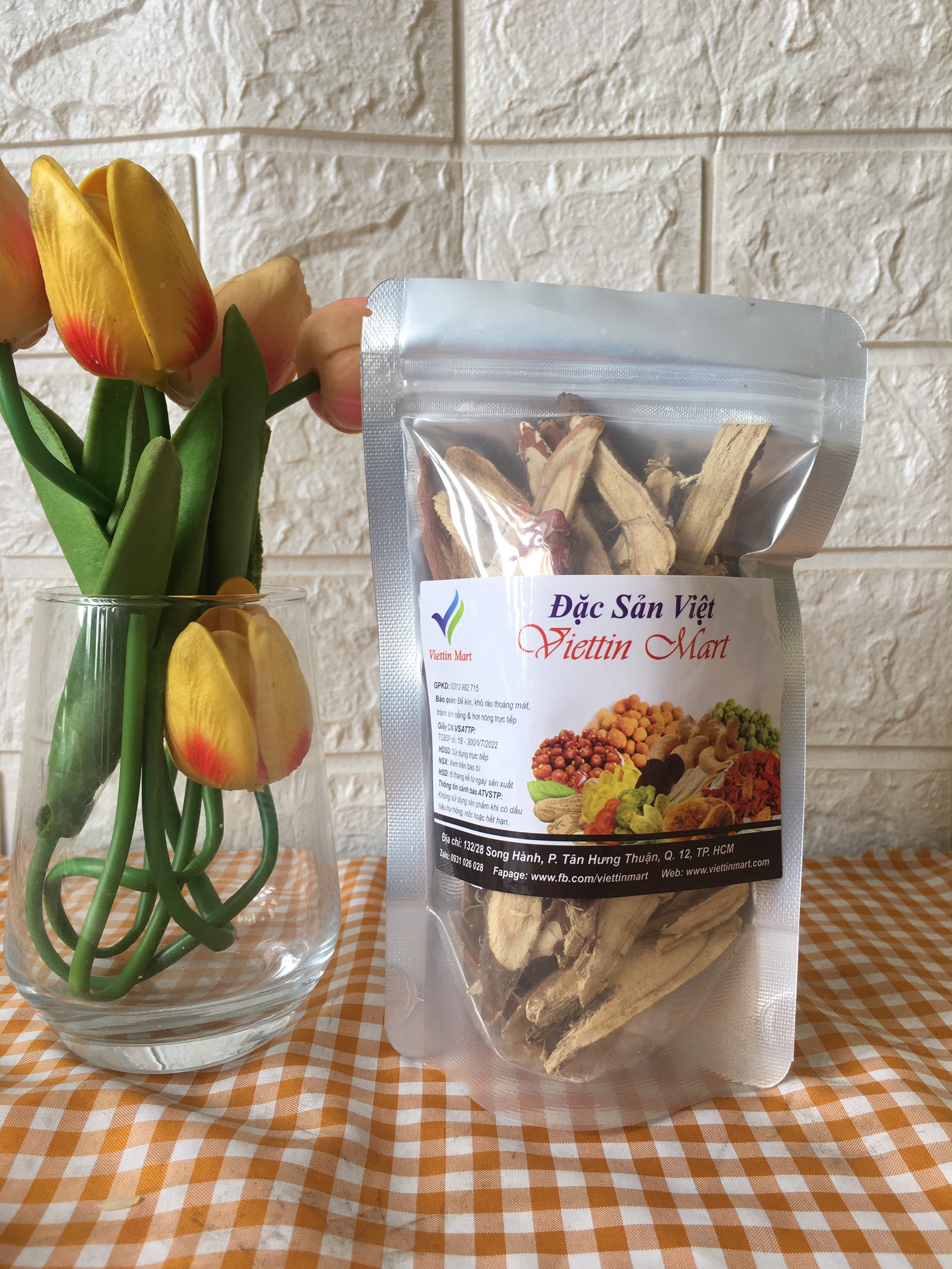 Cam thảo khô thái lát viettin mart 100g