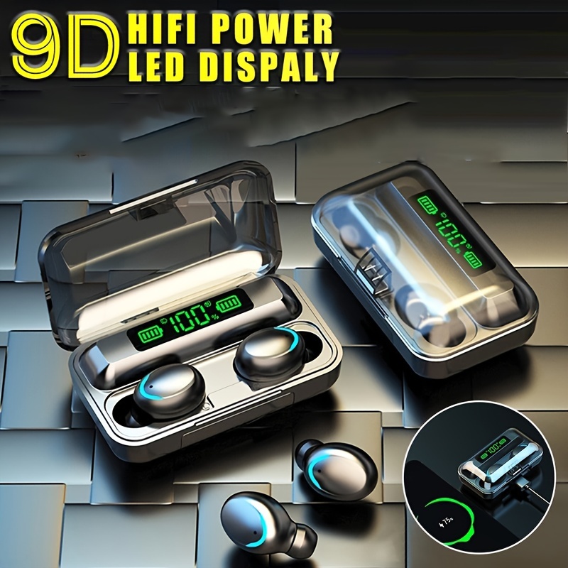 NWT F9 Pro TWS True wireless Bluetooth 5.0 headset Sạc nhanh điều khiển cảm ứng di động tai nghe bluetooth không dây
