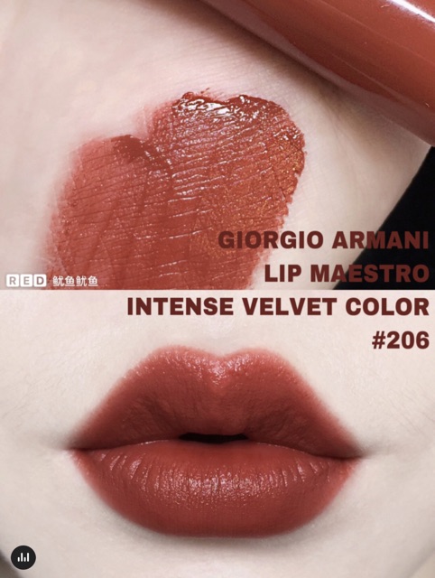 Son kem lì GIORGIO ARMANI Lip Maestro Intense Velvet Lip Color 2019 |  