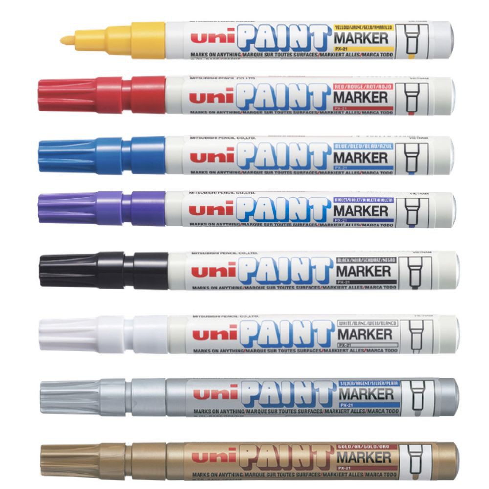 [HCM]BÚT SƠN UNI PAINT MARKER PX21 NÉT 0.8 - 1.2 MM ( VẼ ĐƯỢC TRÊN TẤT CẢ VẬT LIỆU)