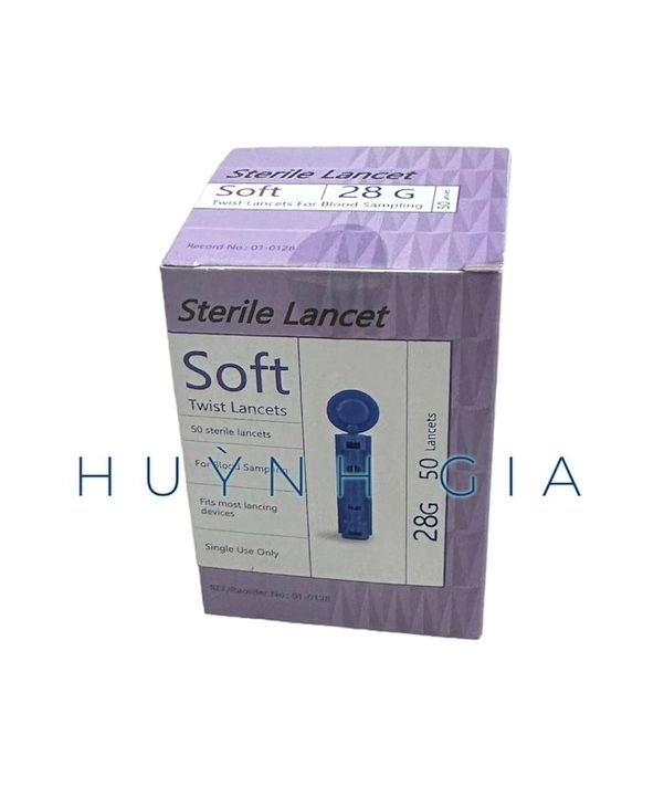 COMBO HAI Hộp 100 kim lấy máu thử tiểu đường