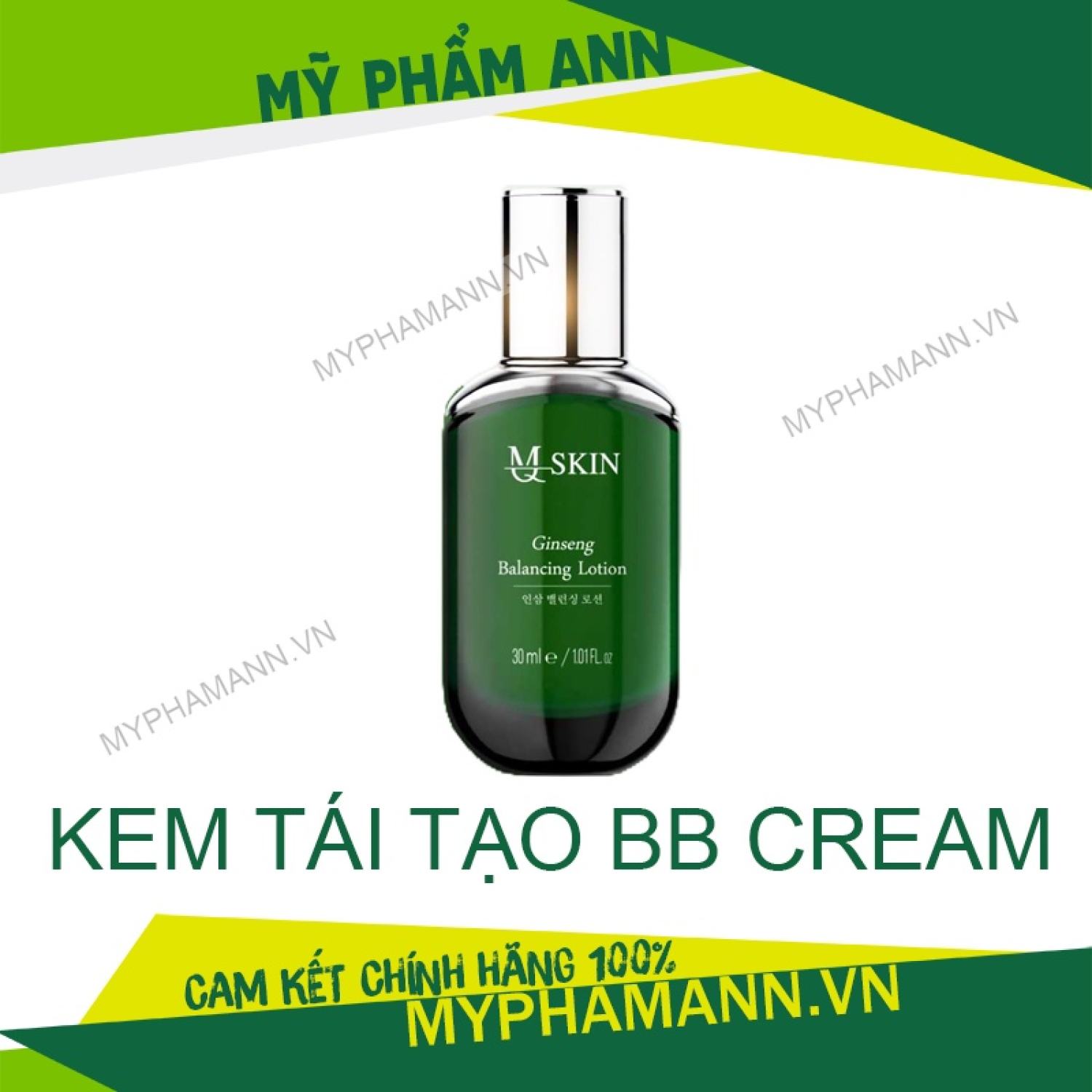 Kem tái tạo da bb cream mq skin chính hãng - kem thay da nhân sâm mqskin - 8936117150289