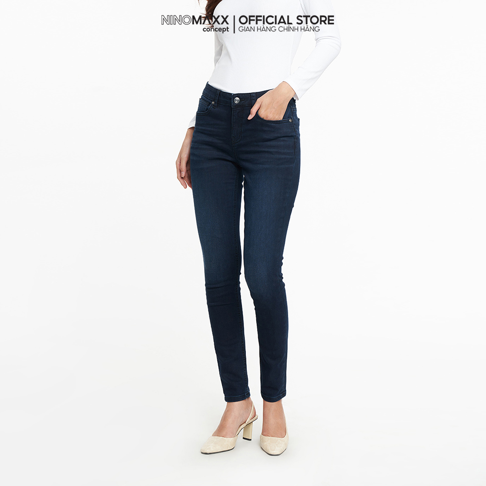 N&m quần jean nữ slim cotton 2203049