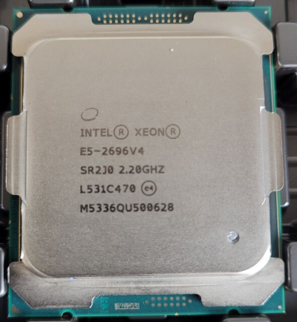 CPU INTEL XEON E5 2696V4 (22C/44T, 55M CACHE, 2.2GHZ TURBO 3.6GHZ) SOCKET 2011. Bảo hành 12T