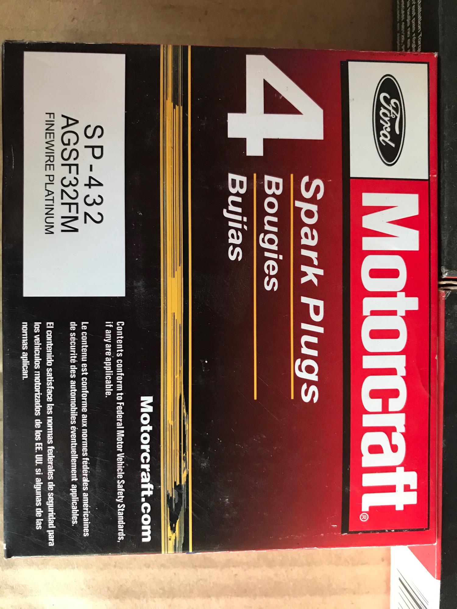 [HCM] Bộ 4 BUGI Đánh Lửa FORD ESCAPE, MONDEO, LASER