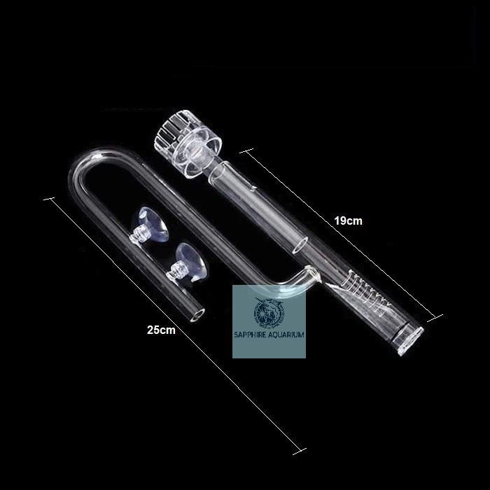 In/Out Thủy Tinh Kèm Lọc Váng - Ø12mm