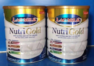 Combo 2 Lon Sữa bột LacMilk NutriGold Dinh dưỡng cho cả gia đình