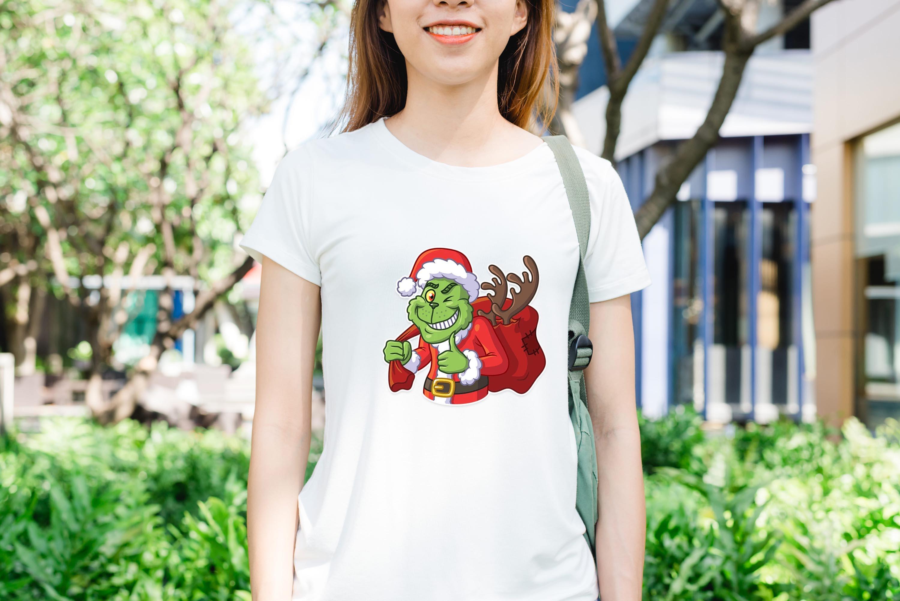 [HCM]Áo Thun hình the grinch bỏ trốn