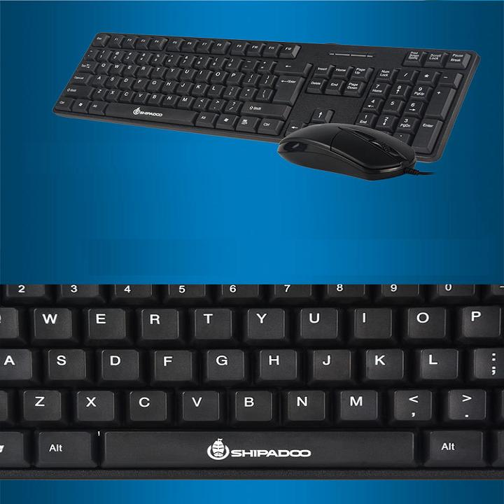 Combo Bàn Phím Và Chuột Máy Tính Shipadoo V9.0
