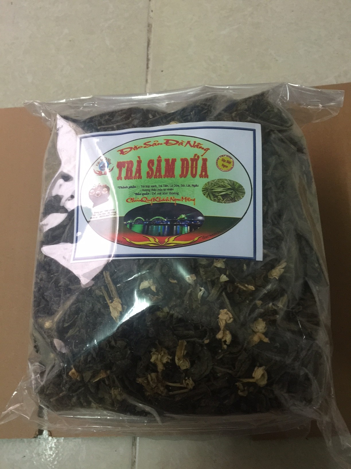 [combo 10 gói 500 gram ] TRÀ SÂM DỨA ĐẶC SẢN ĐÀ NẴNG