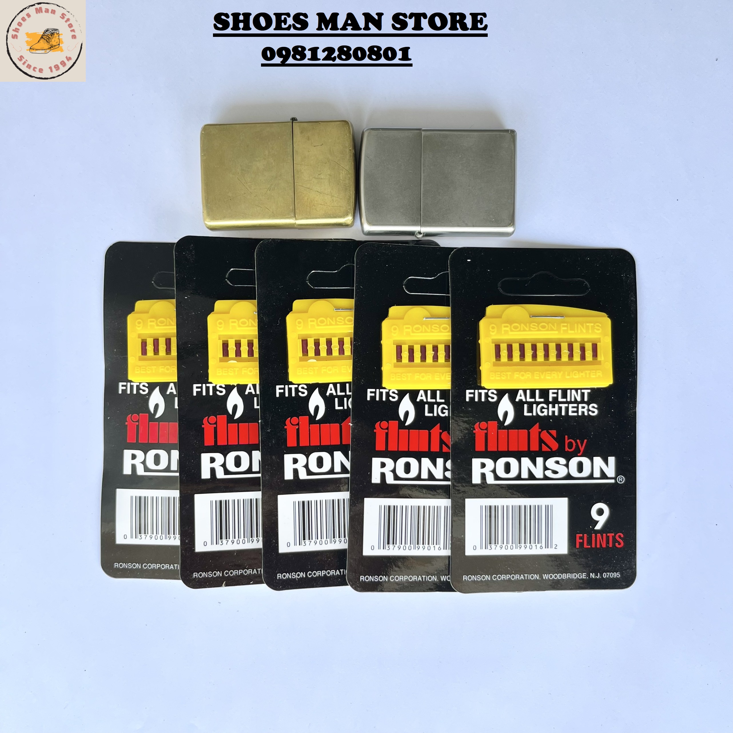 Đá Lửa Ronson Dành Cho Zippo, Dupont, Dunhill, Cartier...