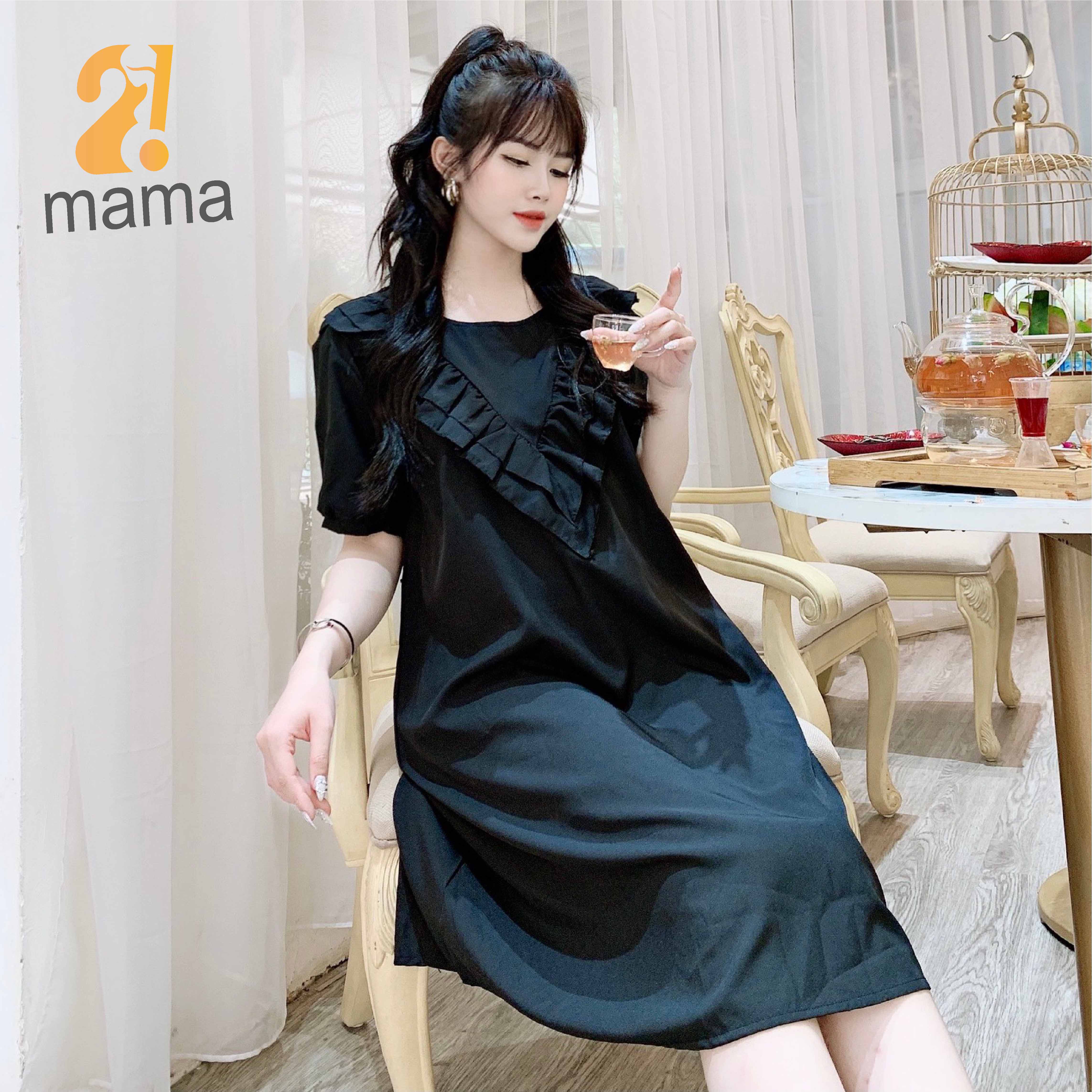 Đầm bầu dự tiệc 2MAMA thiết kế dáng suông V68