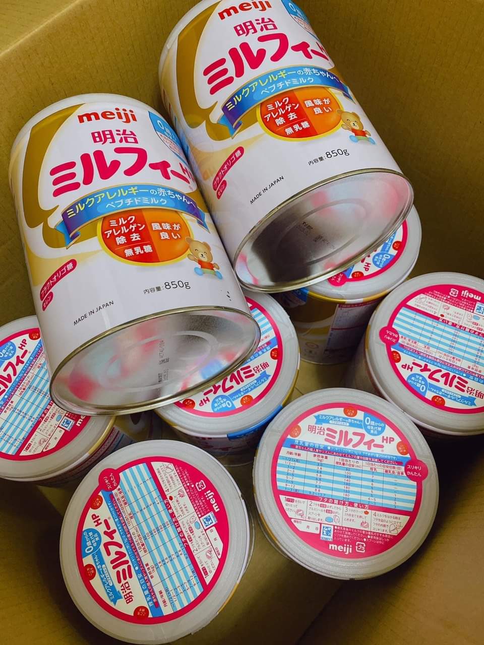 Sữa Meiji Hp cho bé dị ứng đạm bò