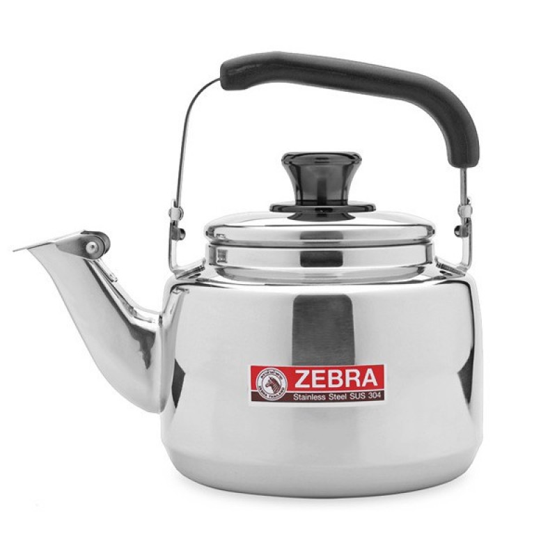 Ấm đun nước inox 304 Zebra Classic Thái Lan , có còi reo,Dùng được bếp từ 2.5 LÍT/ 3.5 LÍT / 4.5 LÍT