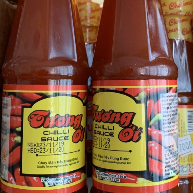 Tương ớt chay không tỏi