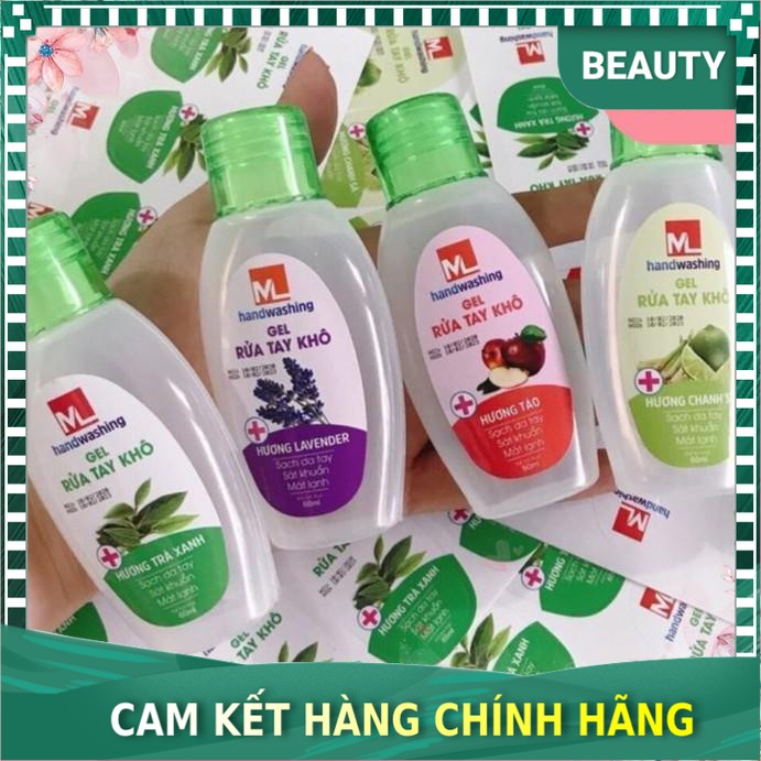 Gel rửa tay khô sát khuẩn Mini 60ml mềm mịn cho da