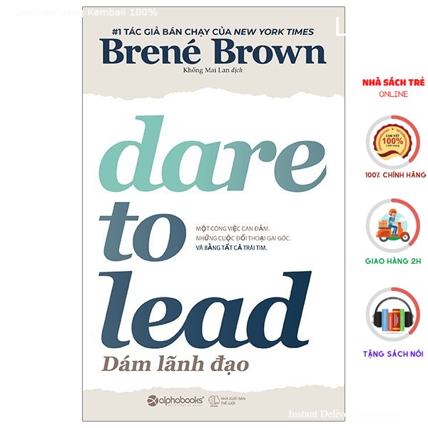 Sách alphabooks - dare to lead - dám lãnh đạo