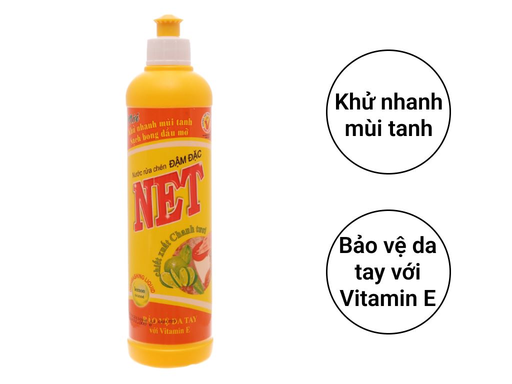 [Freeship] Nước Rửa Chén NET Đậm Đặc Hương Chanh
