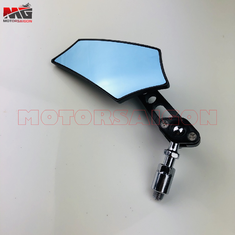 [HCM]Gương xe máy  kiếng chiếu hậu  HS3 nhập khẩu cao cấp dùng cho xe SH Vario Exciter...và các loại xe khác bên trái màu đen