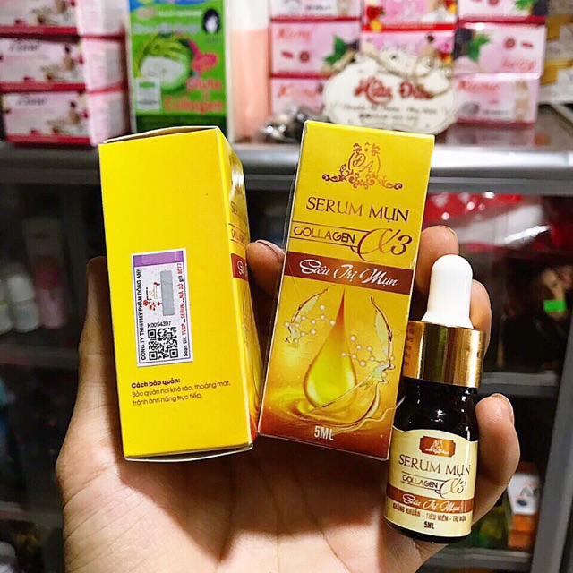 Combo 2 Serum Mụn Collagen X3 Đông Anh Chính Hãng Vua Khử Mụn