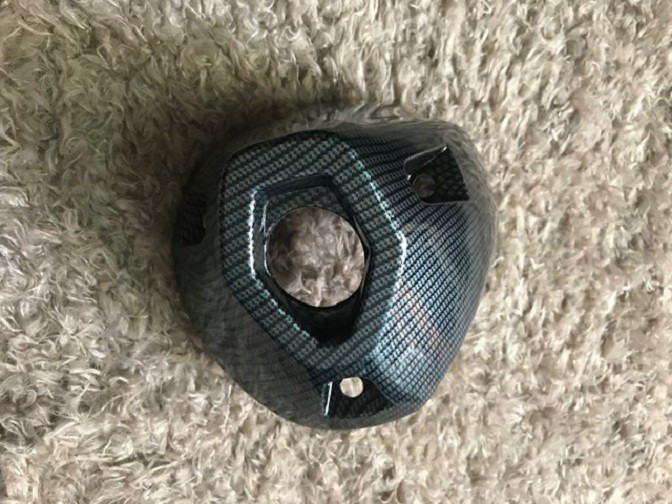 ỐP CHỤP ĐUÔI PÔ CARBON XE SH 2017 - 2019