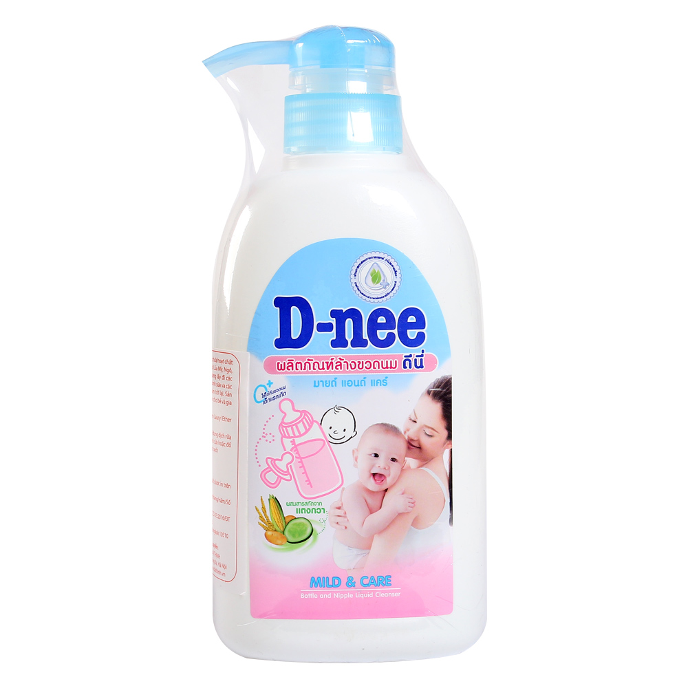 Nước rửa bình sữa Dnee chai 500ml (Chính hãng có tem Công ty Đại Thịnh)