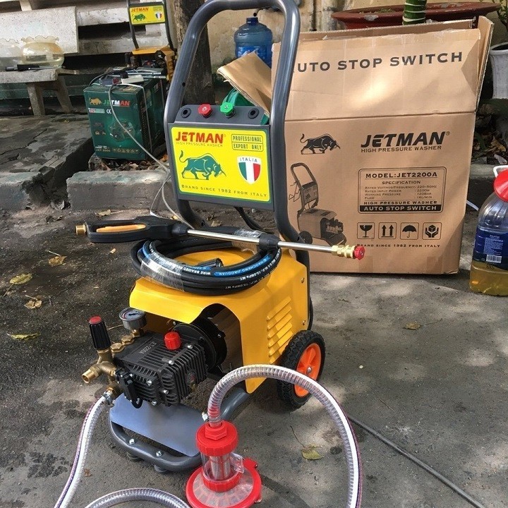 Máy Rửa Xe Cao Áp 2200W Jetman JM2200A