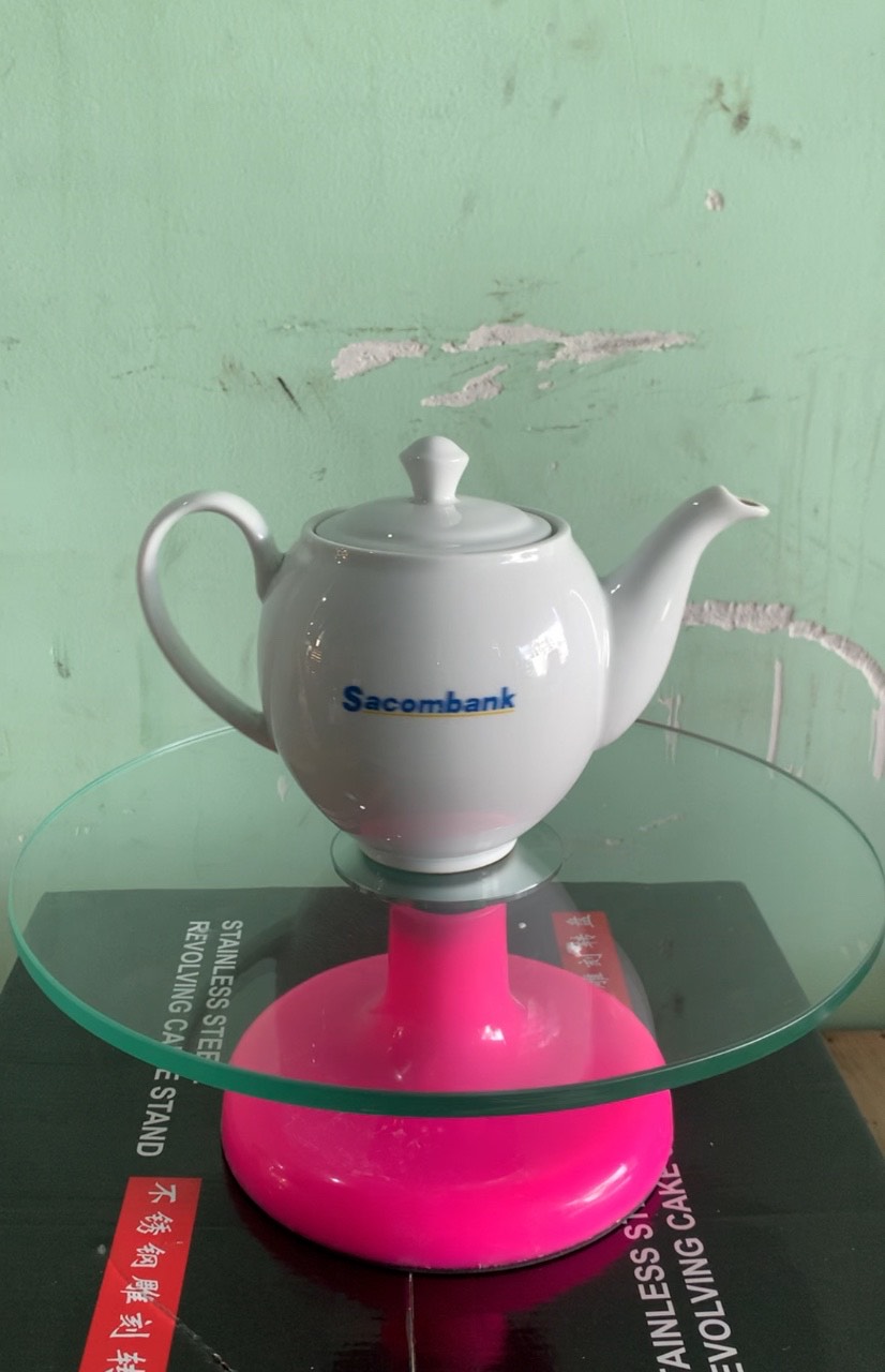 Bàn xoay bánh kem mặt kính