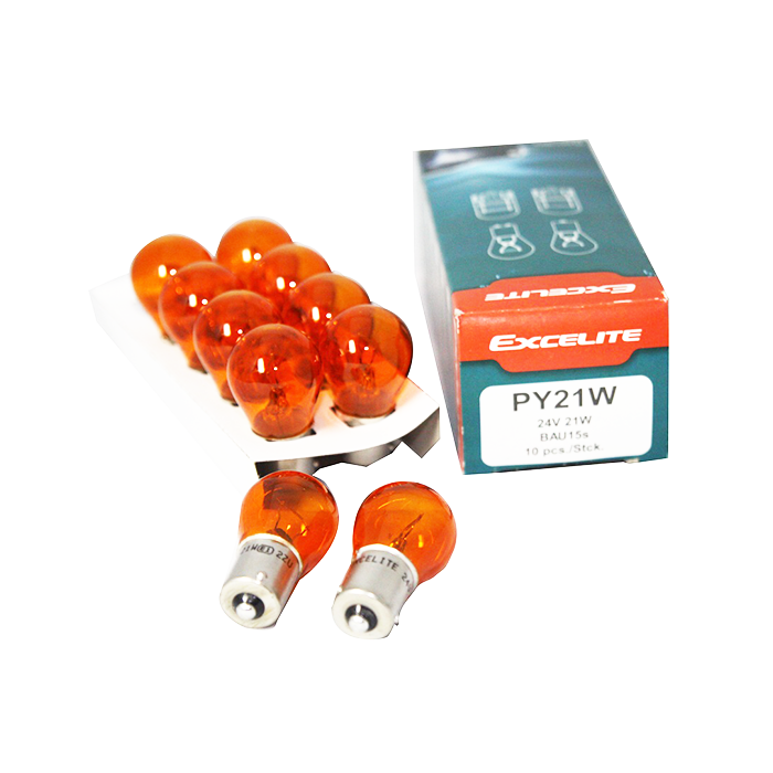 Bóng đèn xi nhan PY21W 12V  (Hộp 10 bóng)