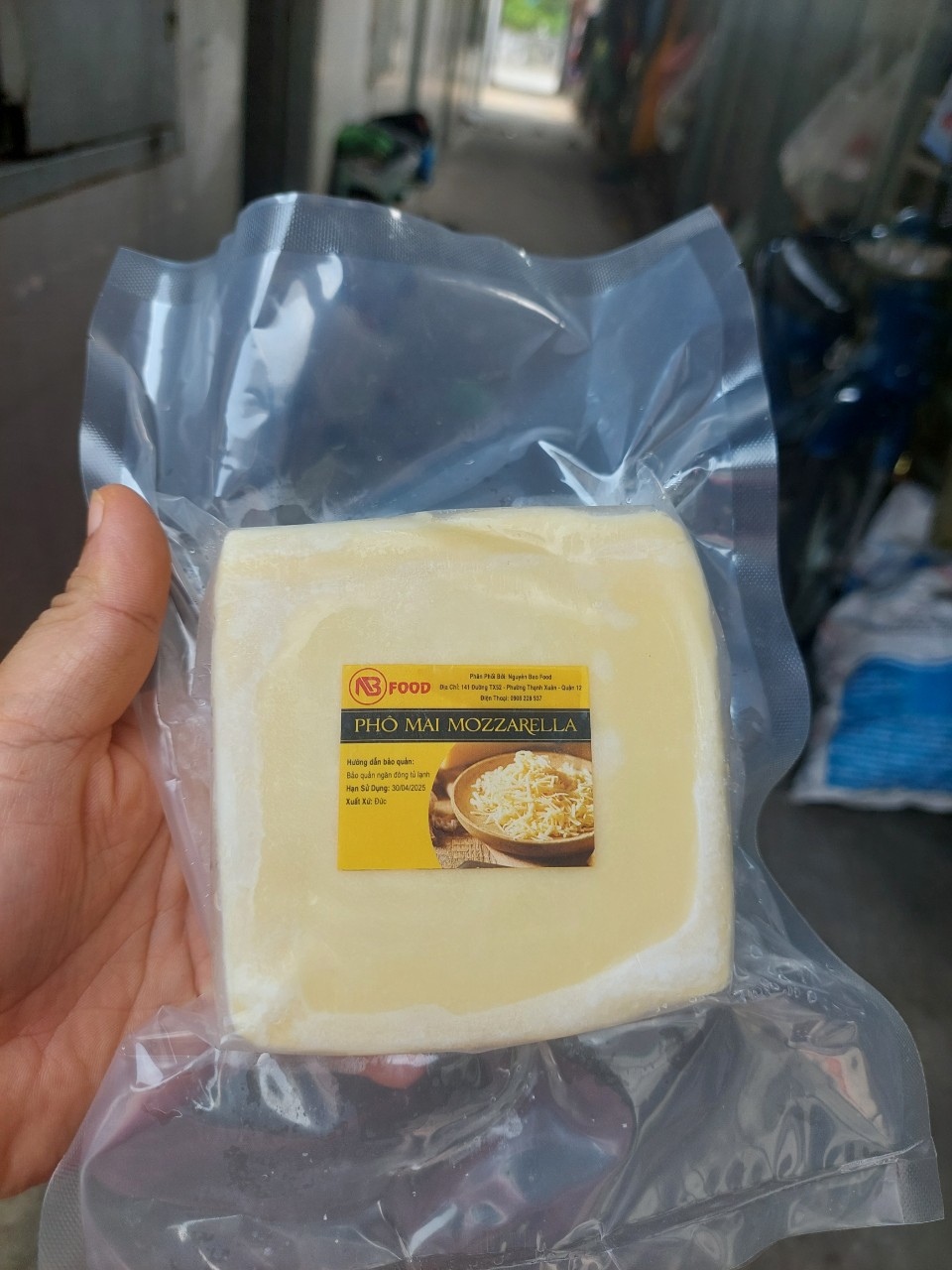 500G PHÔ MAI MOZZARELLA