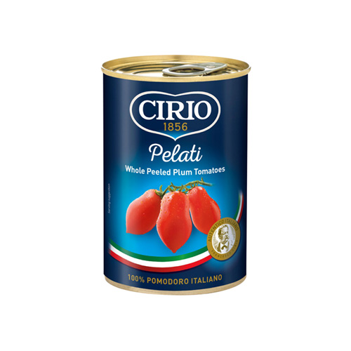 CÀ CHUA NGUYÊN QUẢ BÓC VỎ CIRIO 400G HỘP 400G