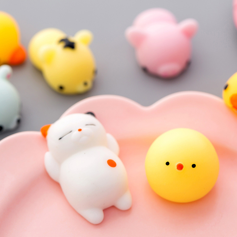 Squishy Mochi hình thú mềm dẻo dễ thương giảm căng thẳng
