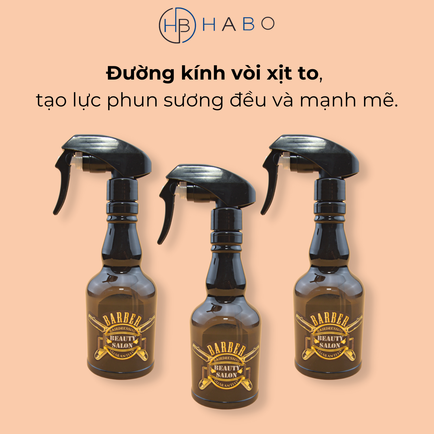 Bình xịt nước cắt tóc, bình xịt barber phun sương, thể tích 280ml
