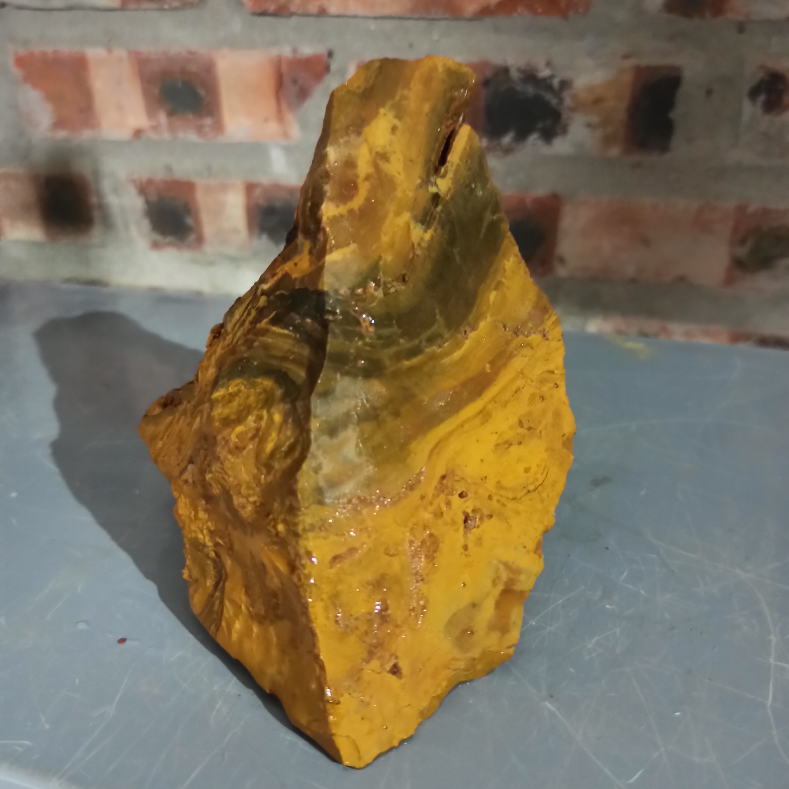 01 Viên Mã Não Cam Bigsize - Orange Agate