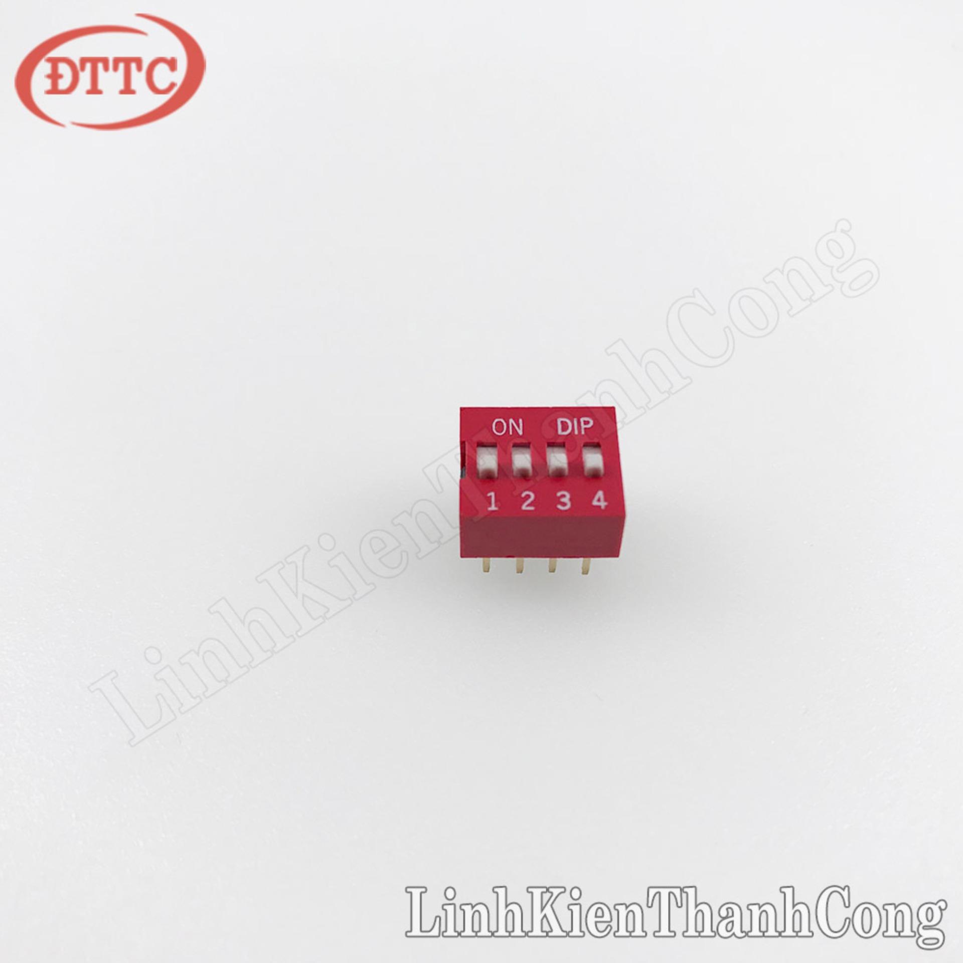 Công Tắc Bit 4P (4 Số) Màu Đỏ