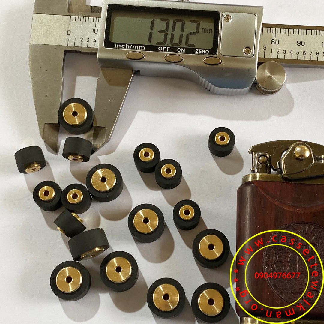 Bánh tỳ cassette lõi đồng 13mm - 10mm