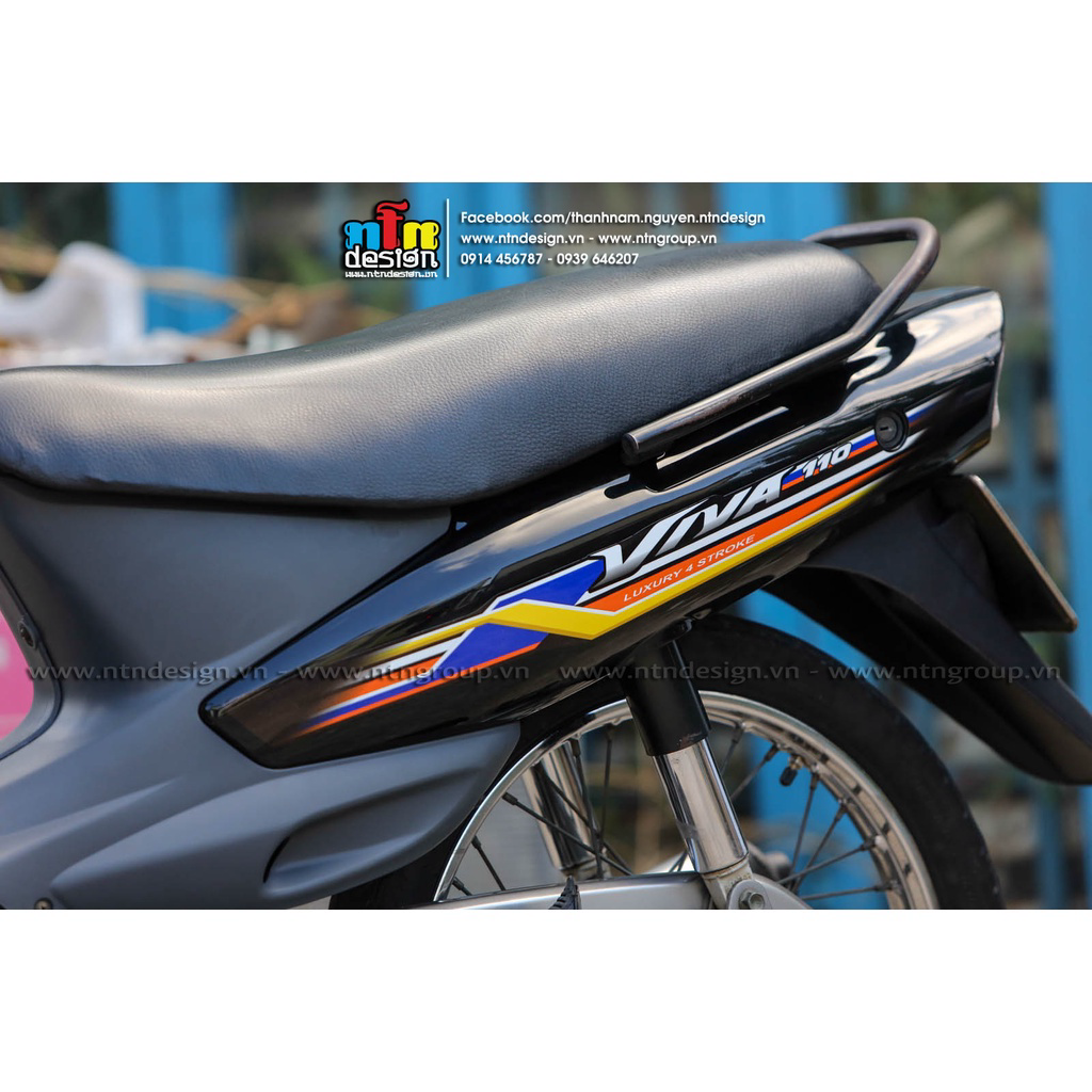 Tem rời Viva 110 họa tiết đơn giản
