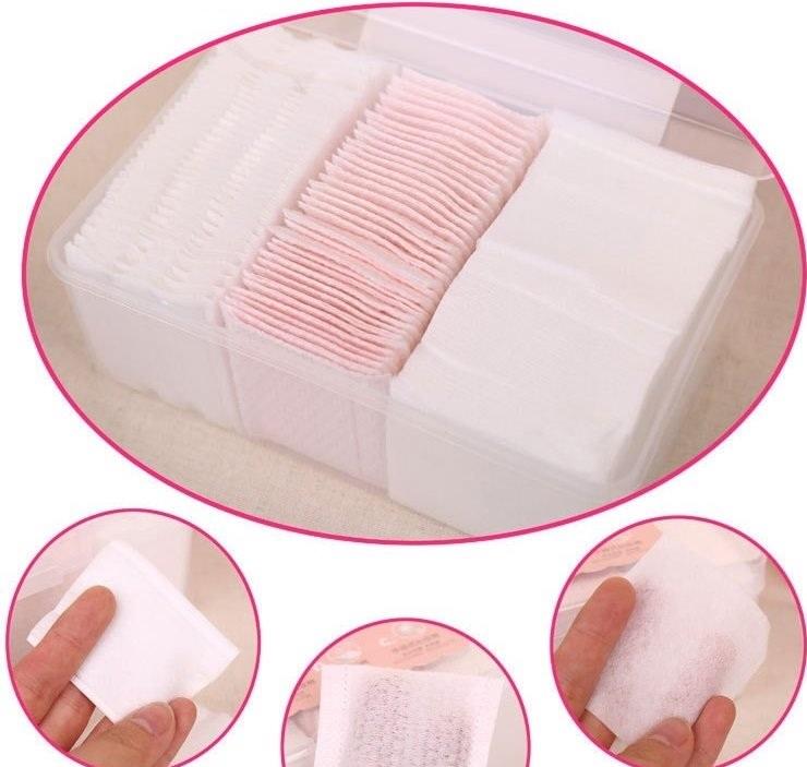 HỘP BÔNG TẨY TRANG ĐIỂM 320 MIẾNG