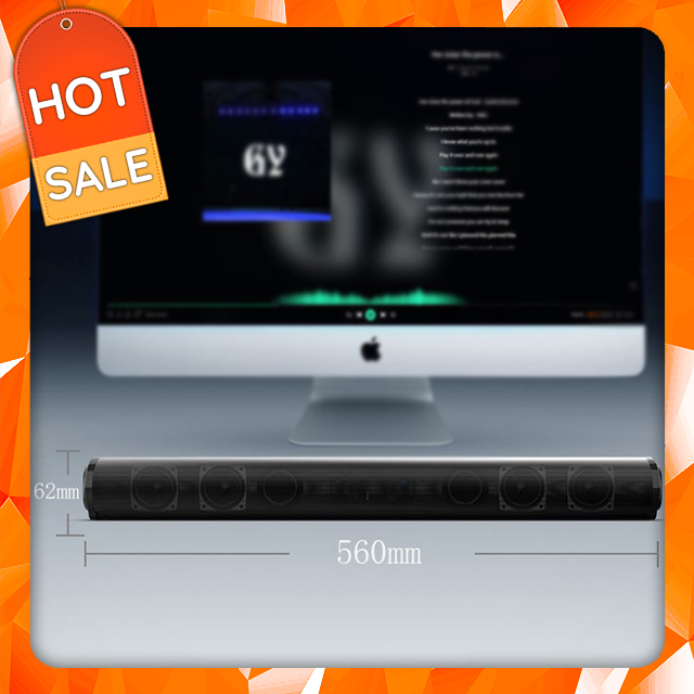 Loa soundbar bluetooth 5.0 để bàn bs-10 dùng cho tivi - máy vi tính pc - laptop