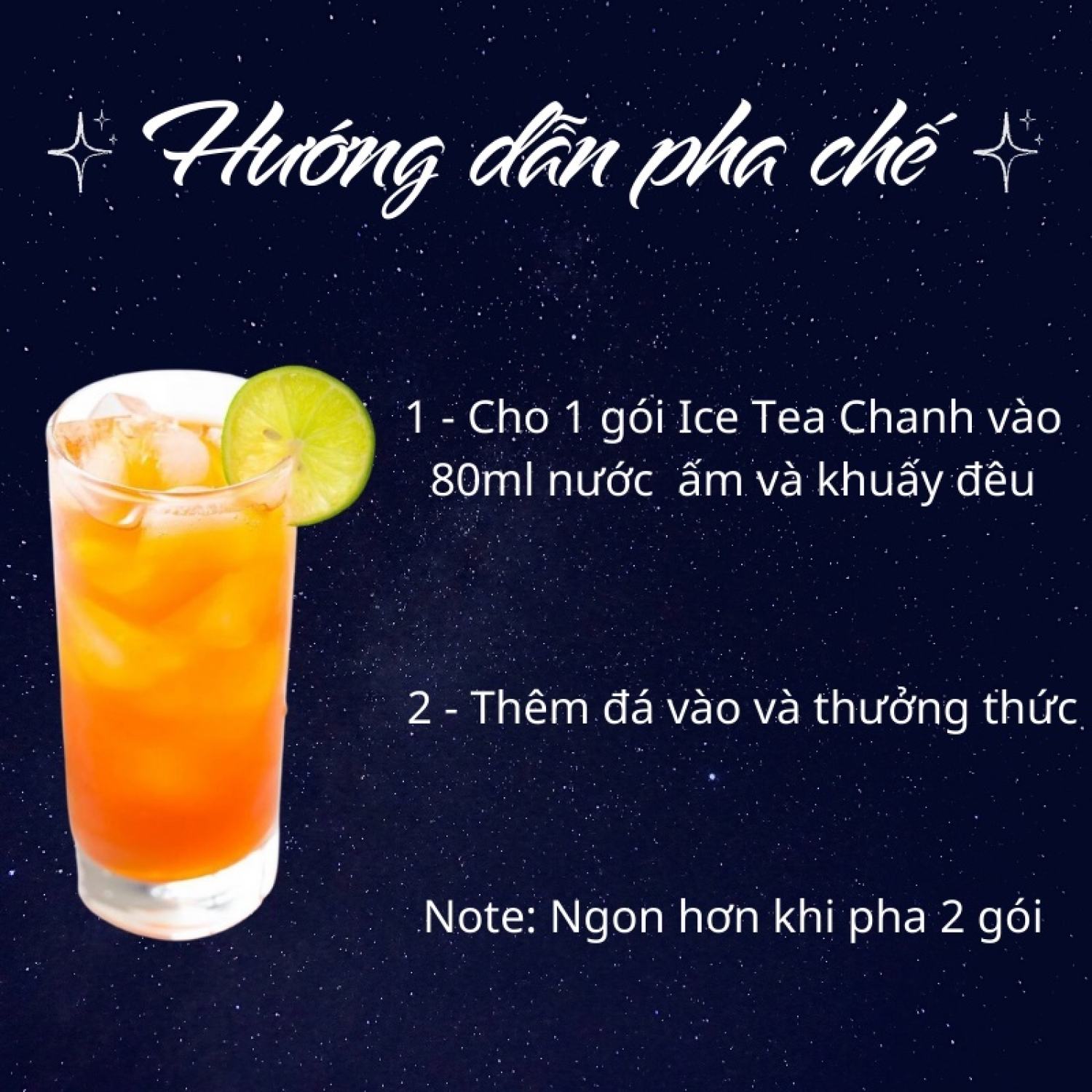 Trà chanh hòa tan SAVO (16 gói x 15g)